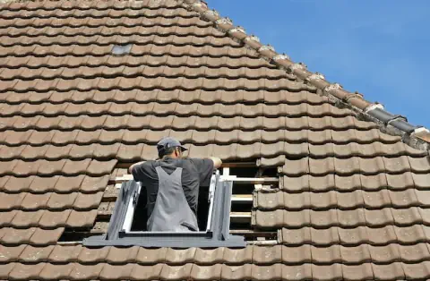 Pose de velux - Biozat